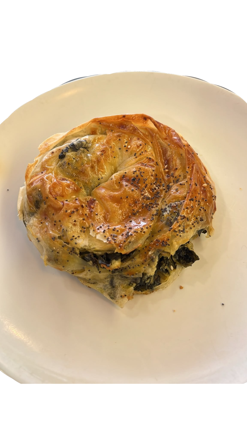 Ispanaklı Gül Böreği